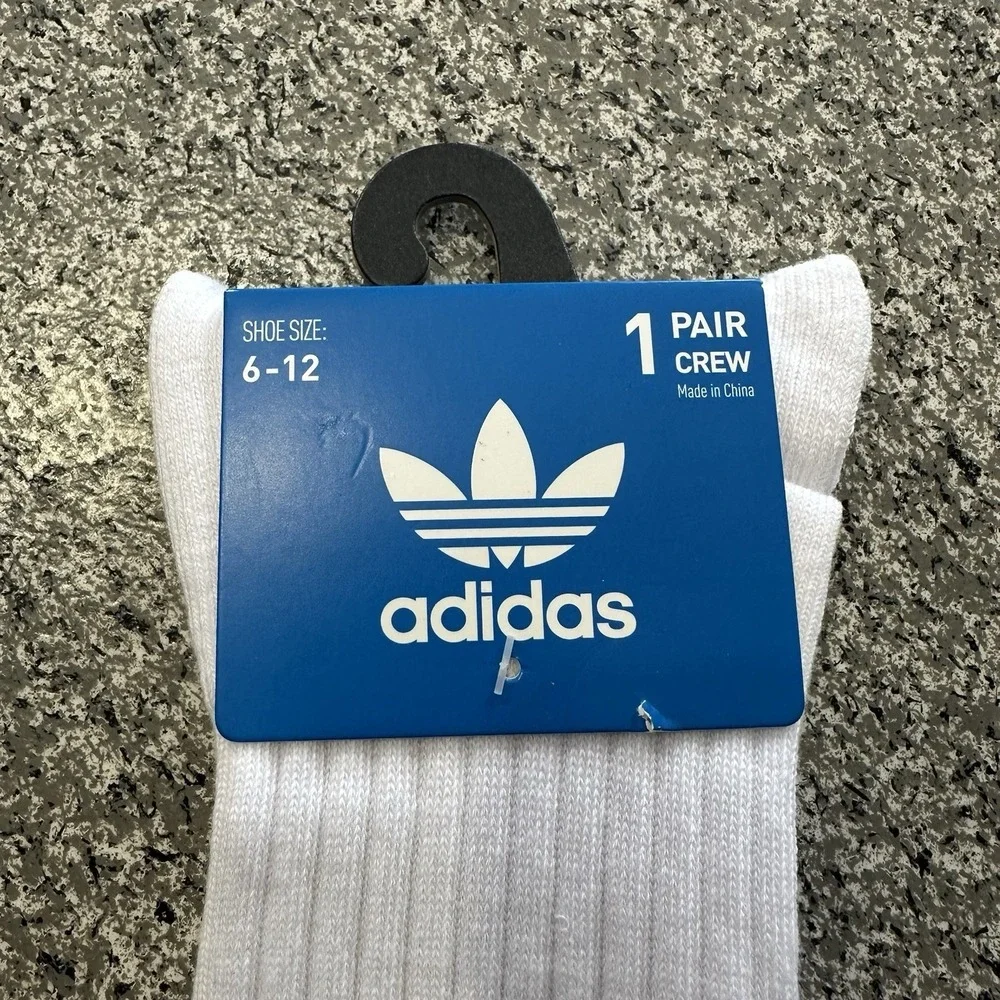 Adidas Eric Emanuel Crew Socks Mens L 6-12 Midnight Madness Basketball